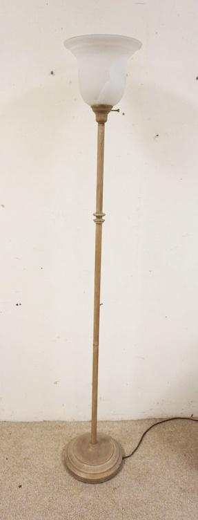 INDIRECT FLOOR LAMP: INDIRECT FLOOR LAMP, APPROXIMATELY 71 IN HIGH