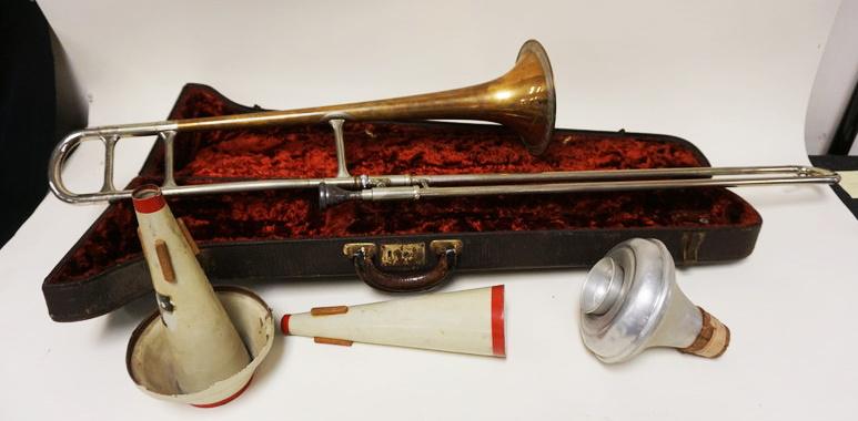 OLDS & SON TROMBONE W/CASE (1 of 4)