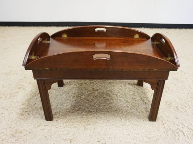 SOLID BLACK CHERRY BUTLERS TABLE (1 of 3)