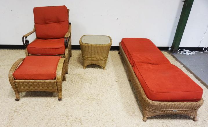 MARTHA STEWART WOVEN 4 PC PATIO SET (1 of 4)