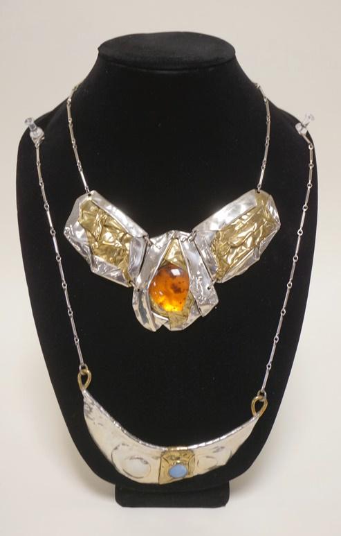 TWO PIECES HANDMADE ARTIST SIGNED COSTUME (1 of 5)