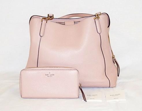 KATE SPADE PEBBLED LEATHER BAG WITH WALLET (1 of 6)