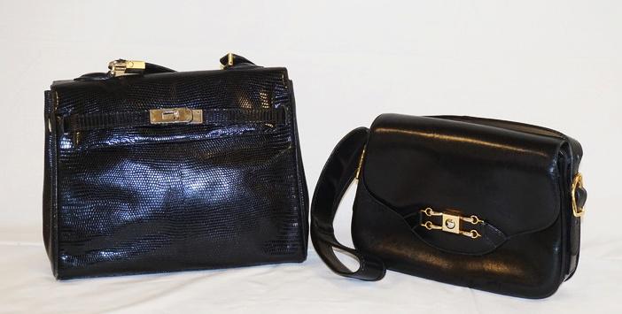 VINTAGE FINESSE LAMODEL AND SAKS FIFTH AVENUE BAG (1 of 5)