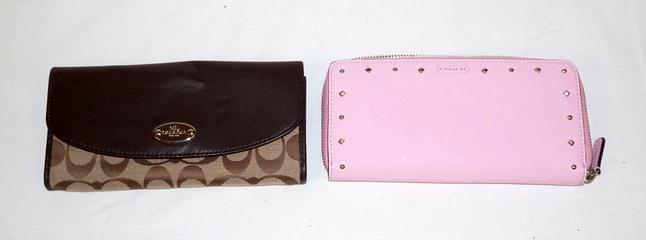 2 COACH WALLETS (1 of 7)