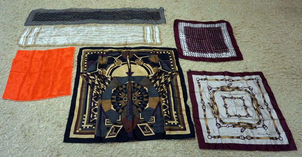 6 SCARVES INCLUDING ANNE KLIEN (1 of 9)