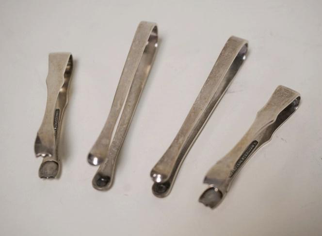 4 MINIATURE STERLING TONGS (1 of 1)