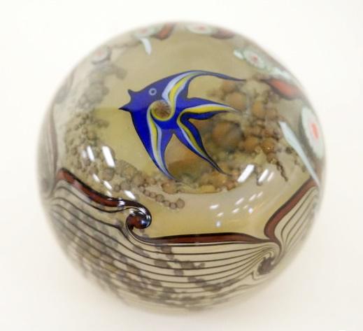 ART GLASS PAPERWEIGHT (1 of 4)