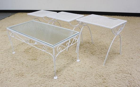 LOT OF IRON PATIO FURNITURE (1 of 1)