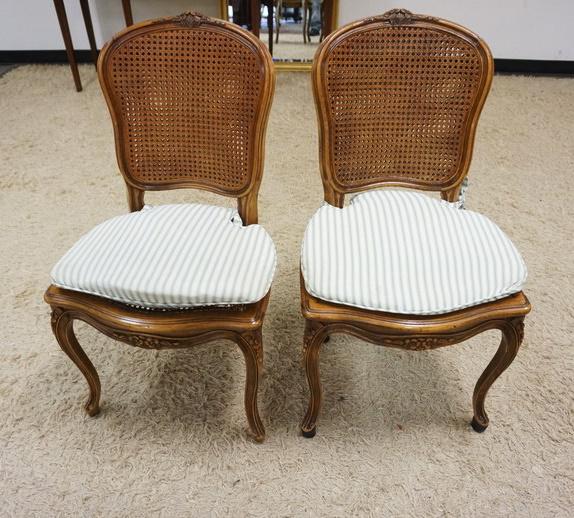 PAIR OF FRENCH PROVENCIAL CHAIRS (1 of 3)