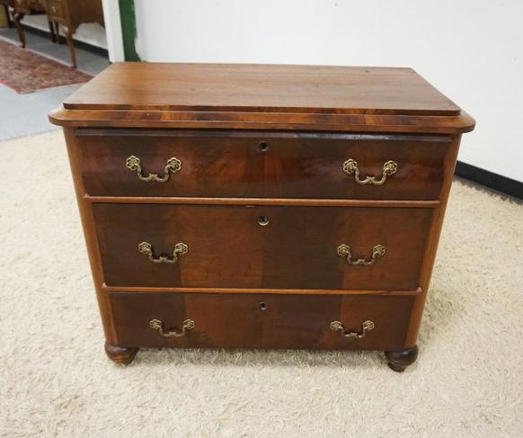 ANTIQUE MAHOGANY FRENCH EMPIRE CHEST (1 of 4)