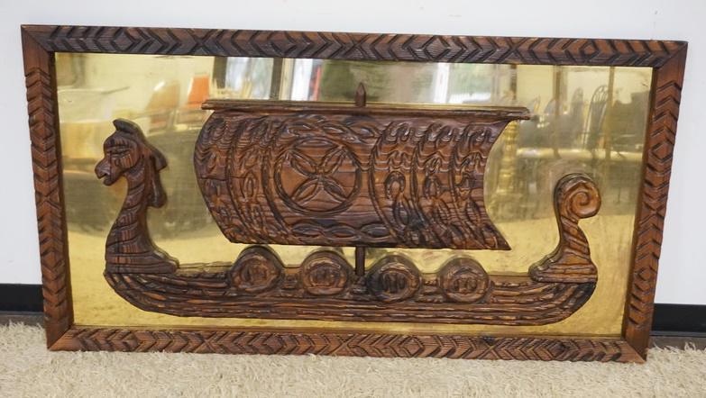 FRAMED VIKING SHIP (1 of 2)