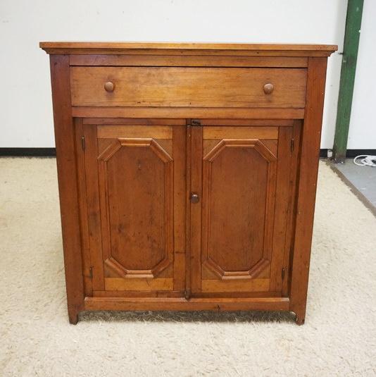 ANTIQUE COUNTRY PINE JAM CUPBOARD (1 of 3)