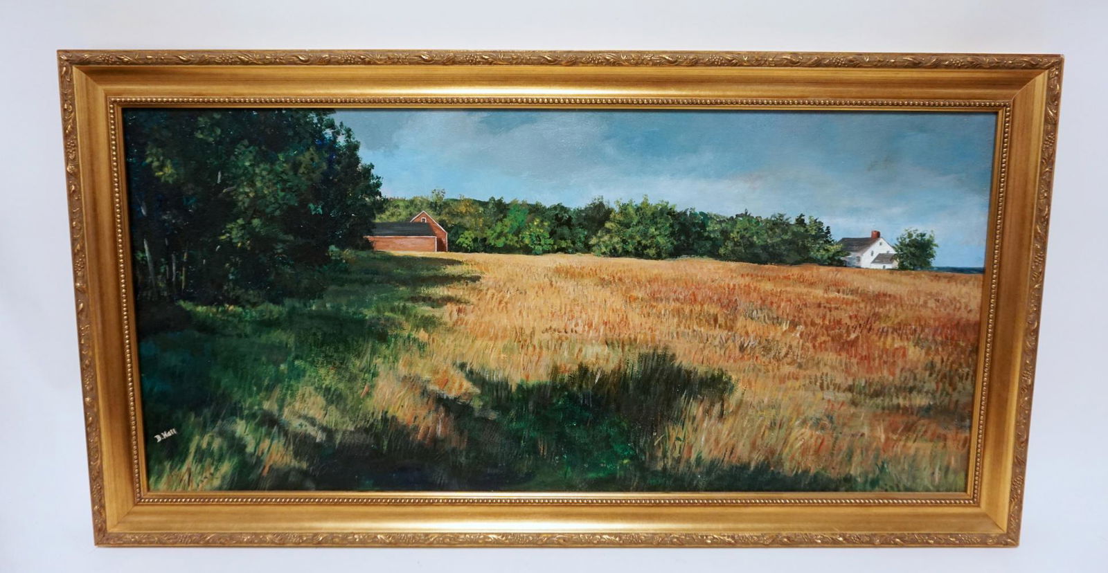 OIL PAINTING ON BOARD (1 of 2)