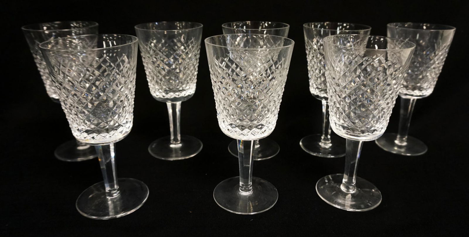 WATERFORD LEAD CRYSTAL SET OF 8 STEMWARE (1 of 3)