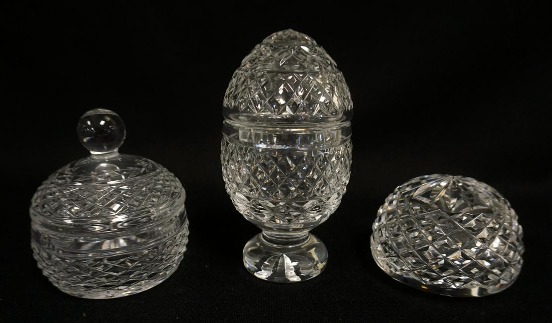 WATERFORD LEAD CRYSTAL 3 PIECE LOT (1 of 3)