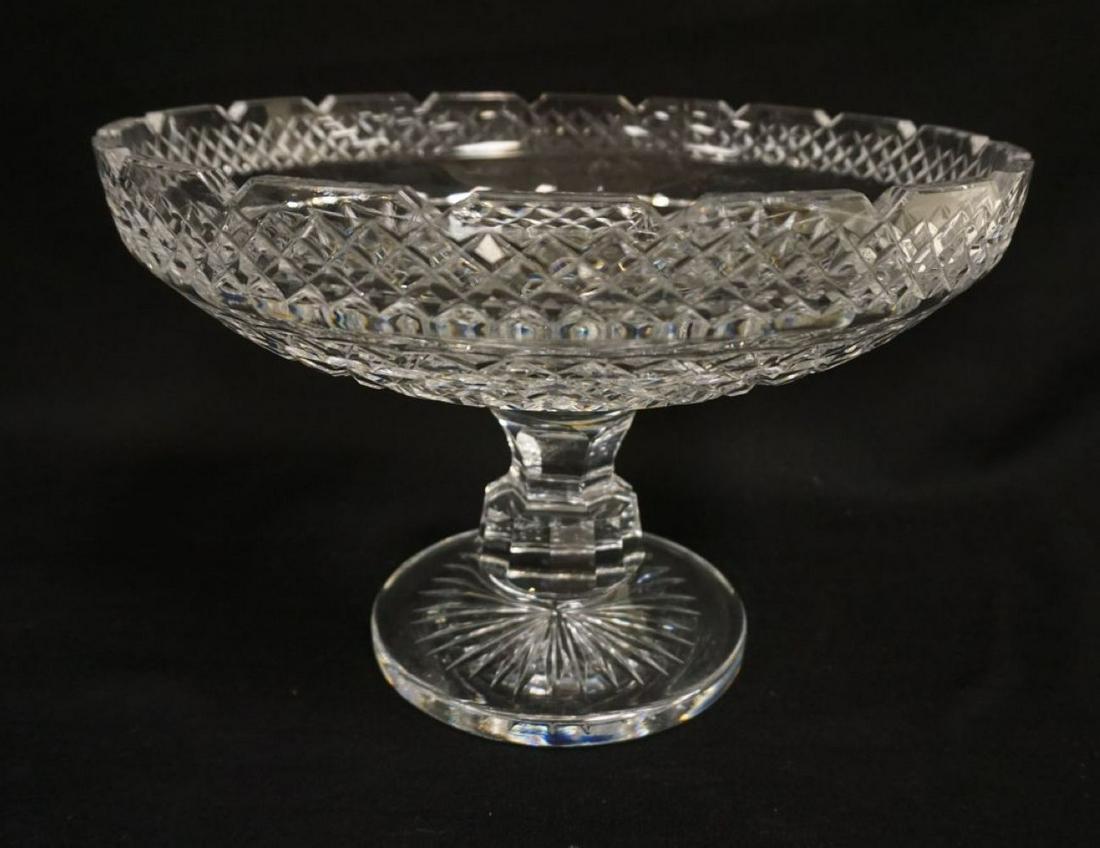 WATERFORD LEAD CRYSTAL LARGE COMPOTE (1 of 3)
