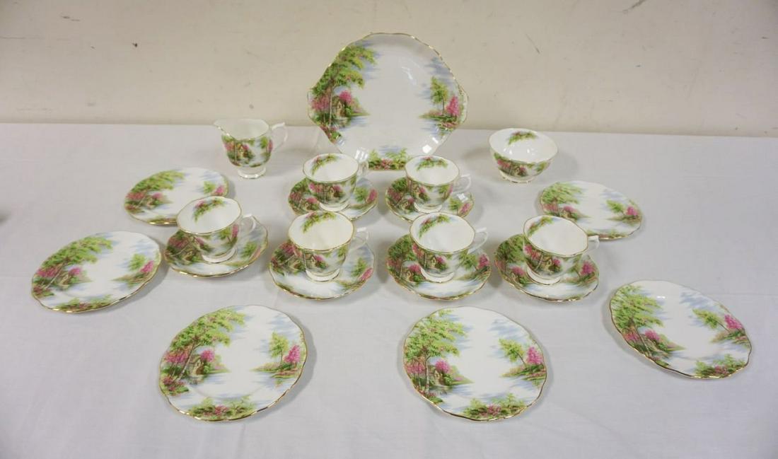 ROYAL ALBERT *THE OLD MILL* LUNCHEON SET (1 of 4)