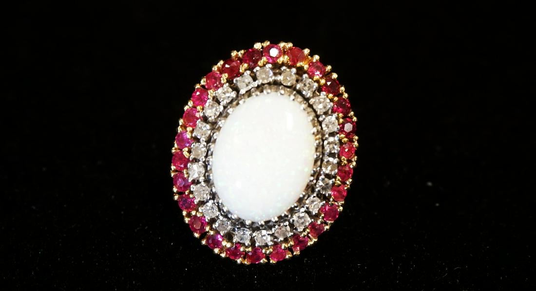 BEAUTIFUL 12KT YELLOW GOLD RING (1 of 3)