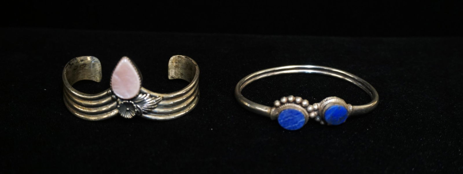 LOT OF 2 STERLING SILVER BRACELETS (1 of 5)