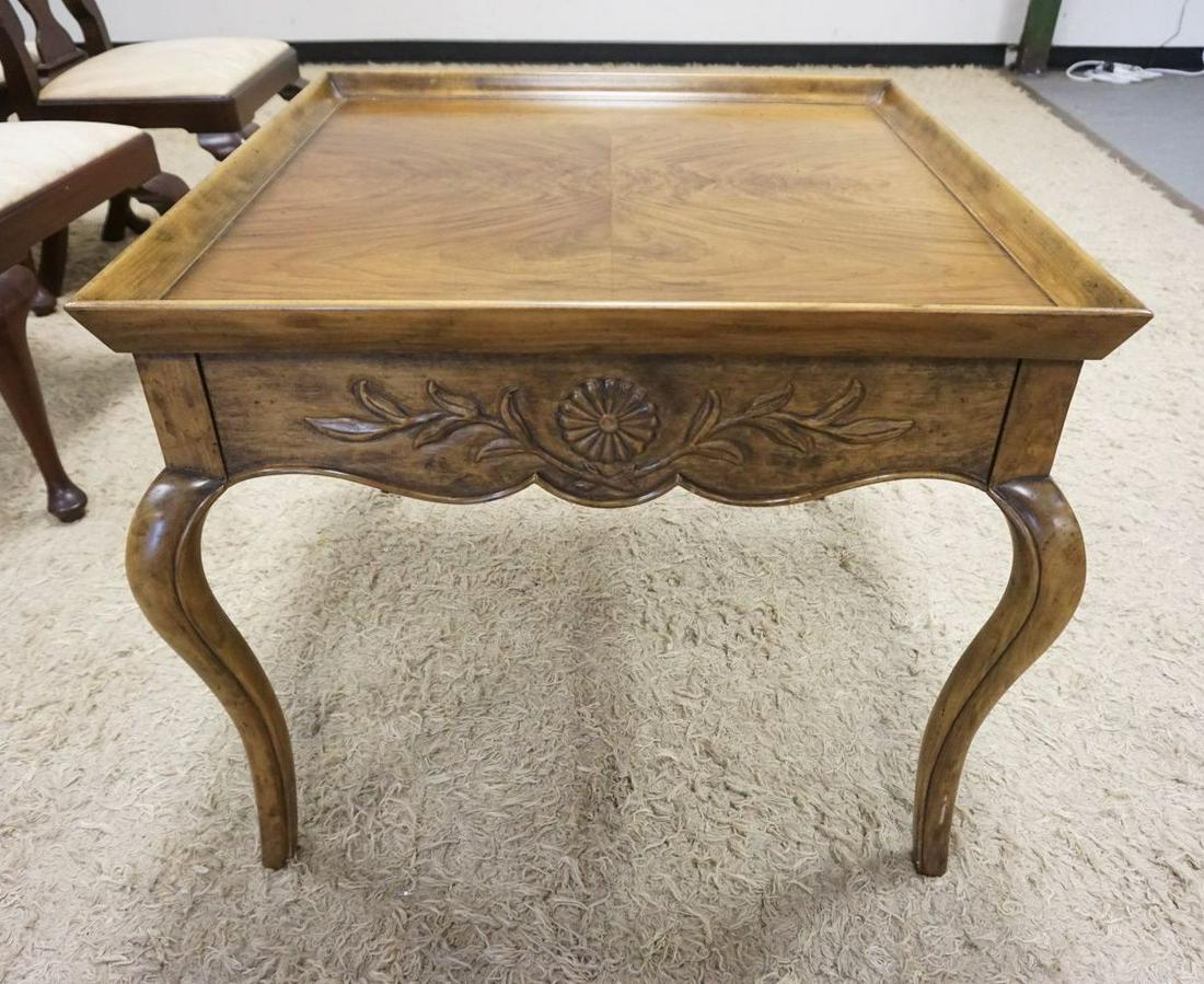 WALNUT ONE DRAWER LAMP TABLE (1 of 3)