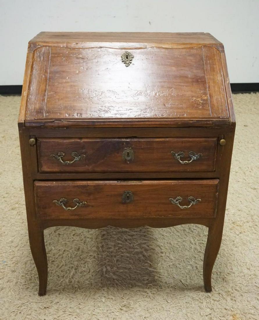 ANTIQUE CONTINENTAL SLANT FRONT DESK (1 of 4)