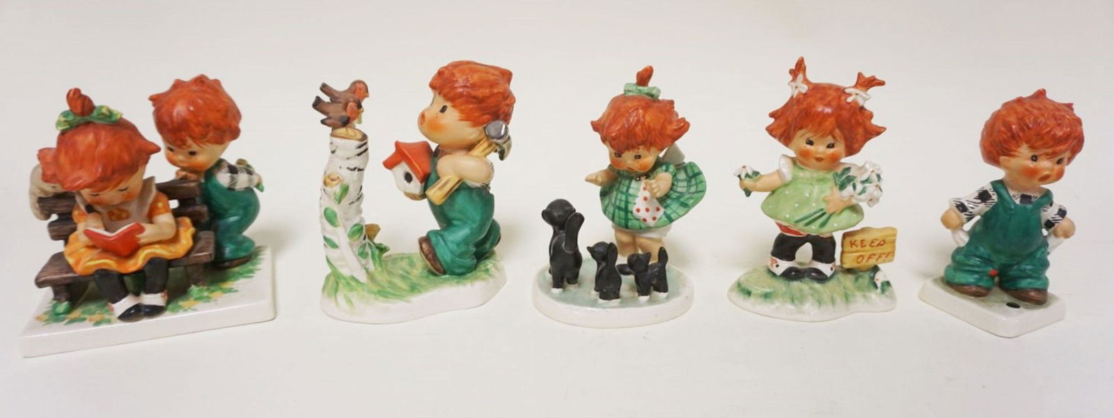 GROUP OF 5 GOEBEL HUMMEL FIGURINES (1 of 3)
