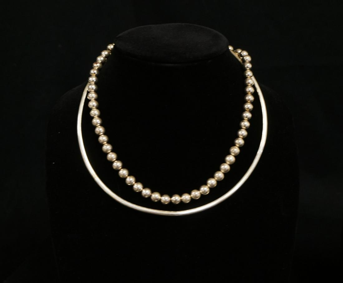 2 STERLING SILVER NECKLACES (1 of 3)