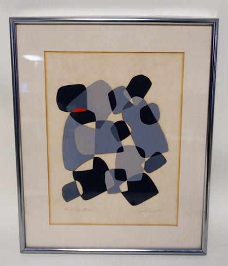 SANTORO MCM FRAMED PRINT SIGNED (1 of 2)