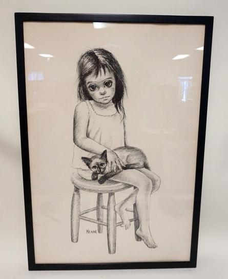 KEANE BIG EYE LARGE PRINT (1 of 2)