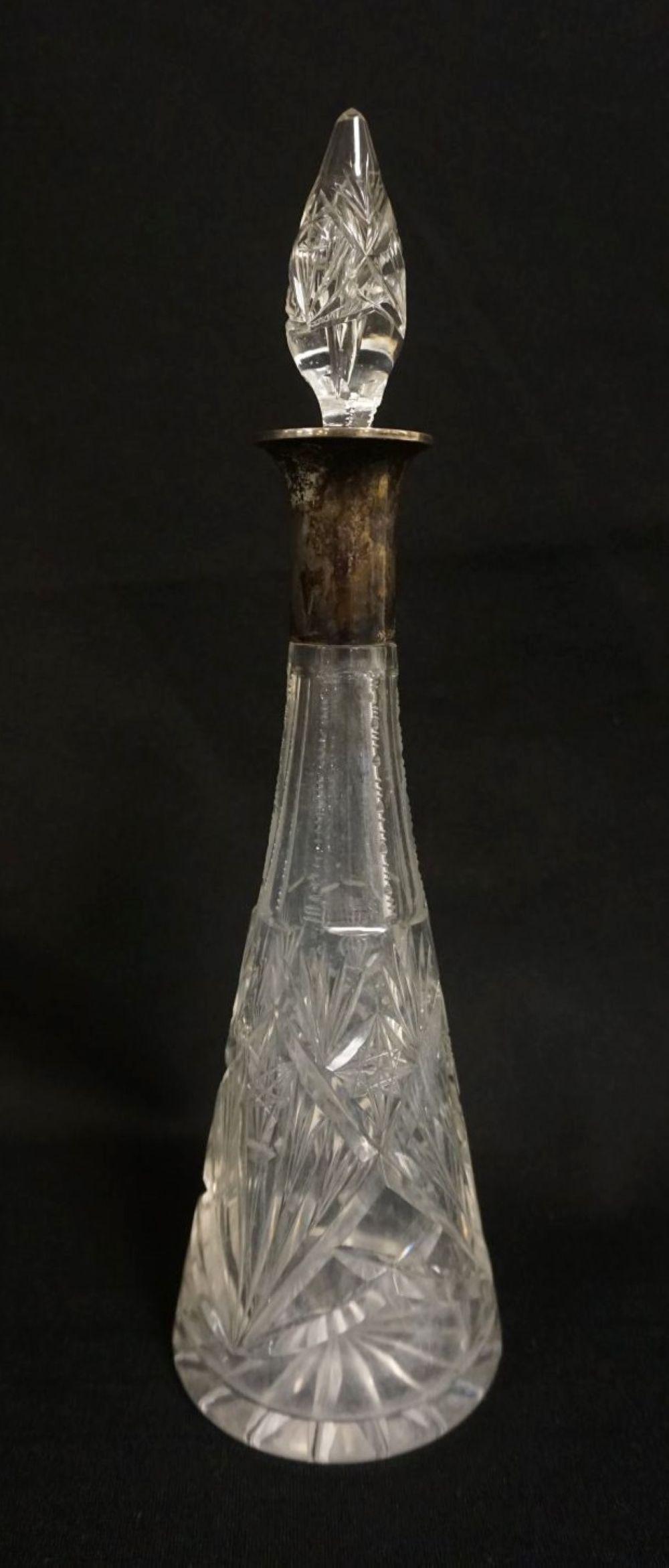 CUT GLASS DECANTER (1 of 2)