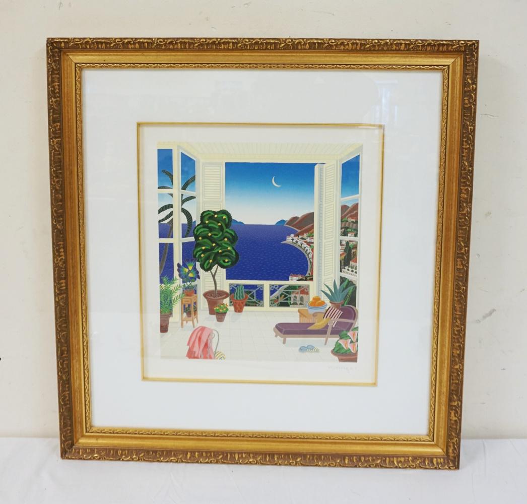 THOMAS MCKNIGHT FRAMED & MATTED PRINT (1 of 2)