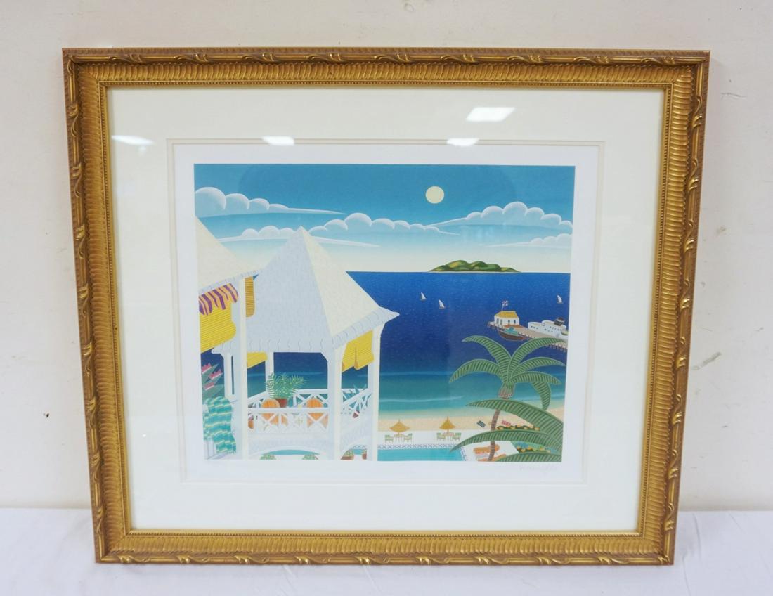 THOMAS MCKNIGHT FRAMED & MATTED PRINT (1 of 2)