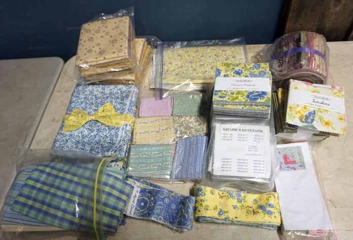 QUILT KITS AND SQUARES: QUILT KITS AND PRE CUT SQUARES FOR QUILTING