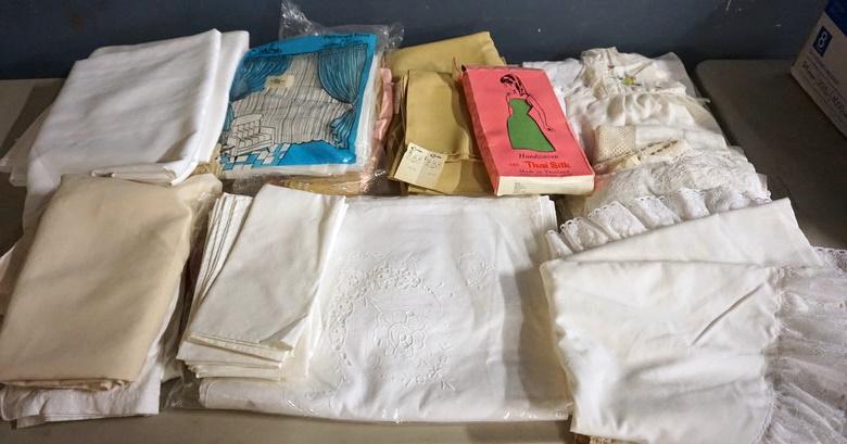 LARGE LINEN LOT (1 of 4)