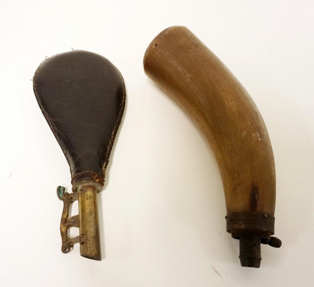 ANTIQUE POWDER FLASKS (1 of 3)