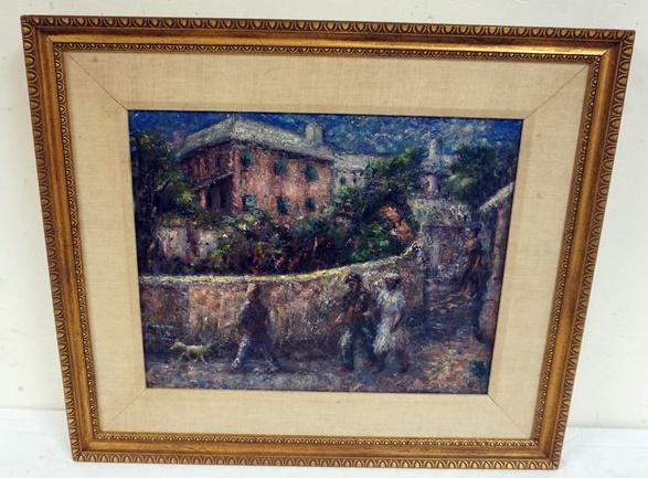 WILLIAM STODDARD LOUGHRAN OIL ON BOARD (1 of 4)