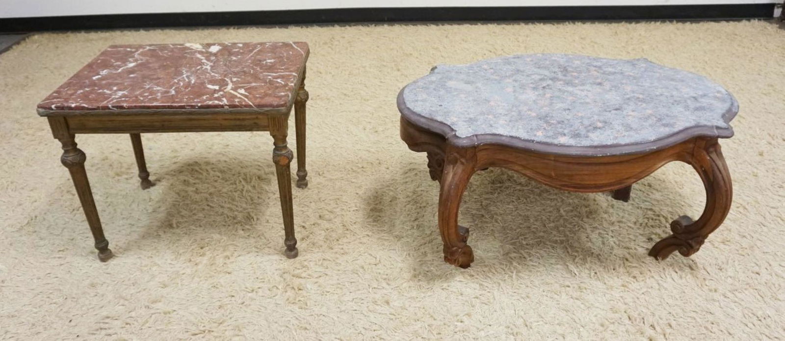 MARBLE TOP STANDS (1 of 3)