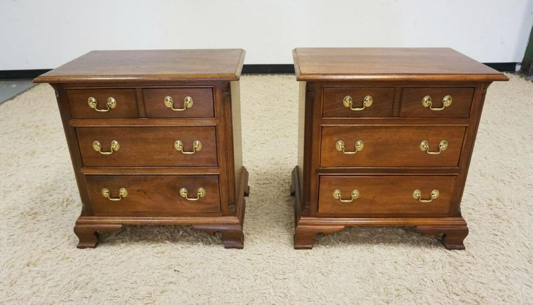 STICKLEY MAHOGANY BEDSIDE CHESTS (1 of 5)