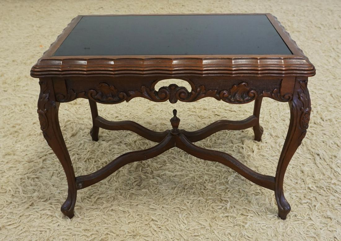 CARVED WALNUT STAND (1 of 4)