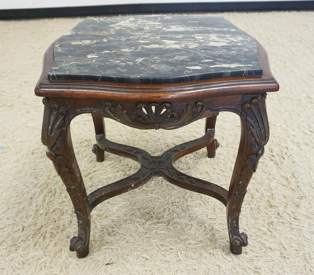 CARVED WALNUT STAND (1 of 4)