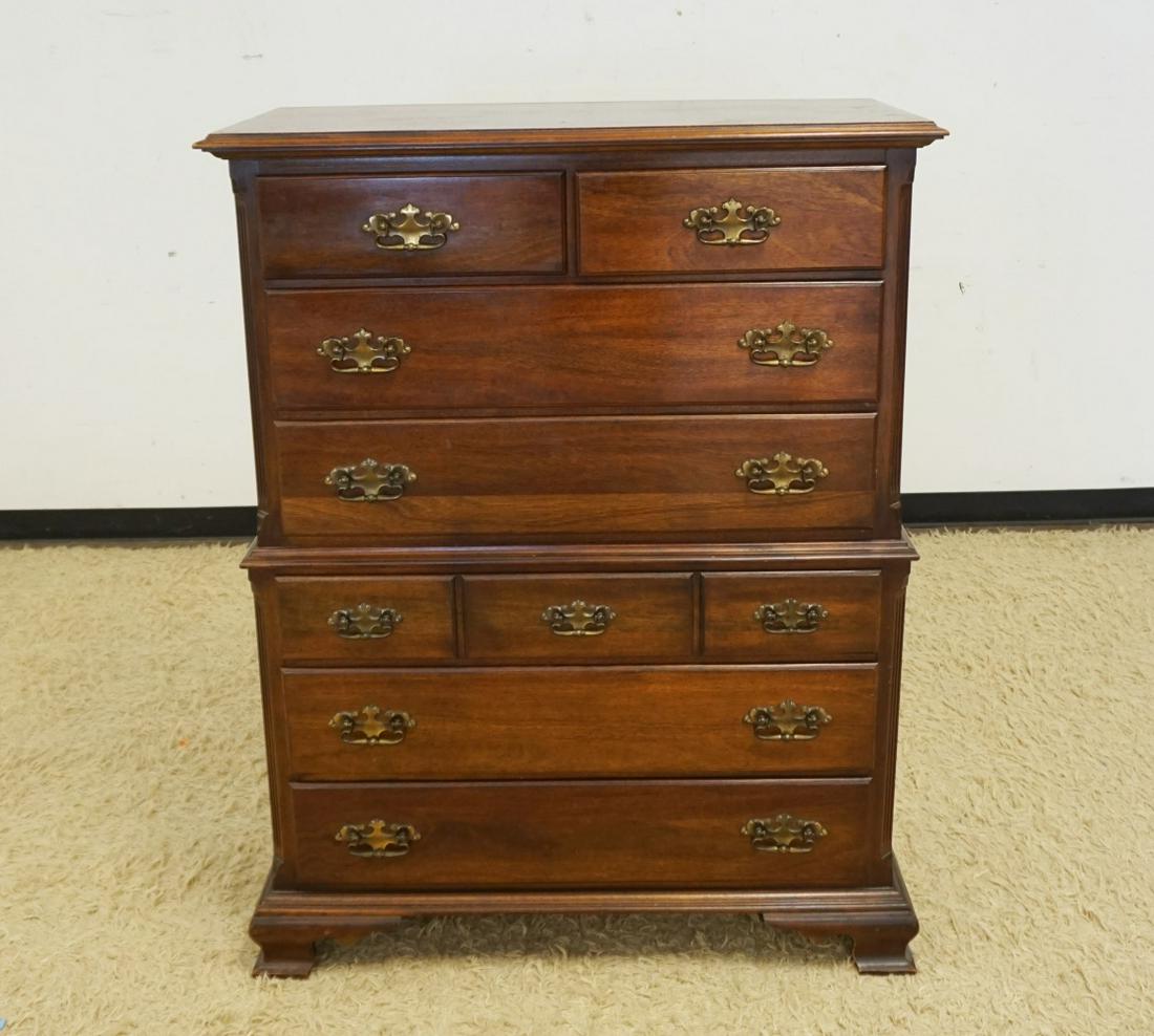JAMESTOWN WALNUT HIGH CHEST (1 of 4)