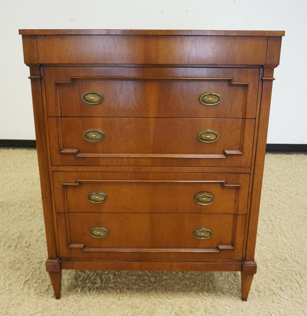 JOHN STUART WALNUT HIGH CHEST (1 of 3)