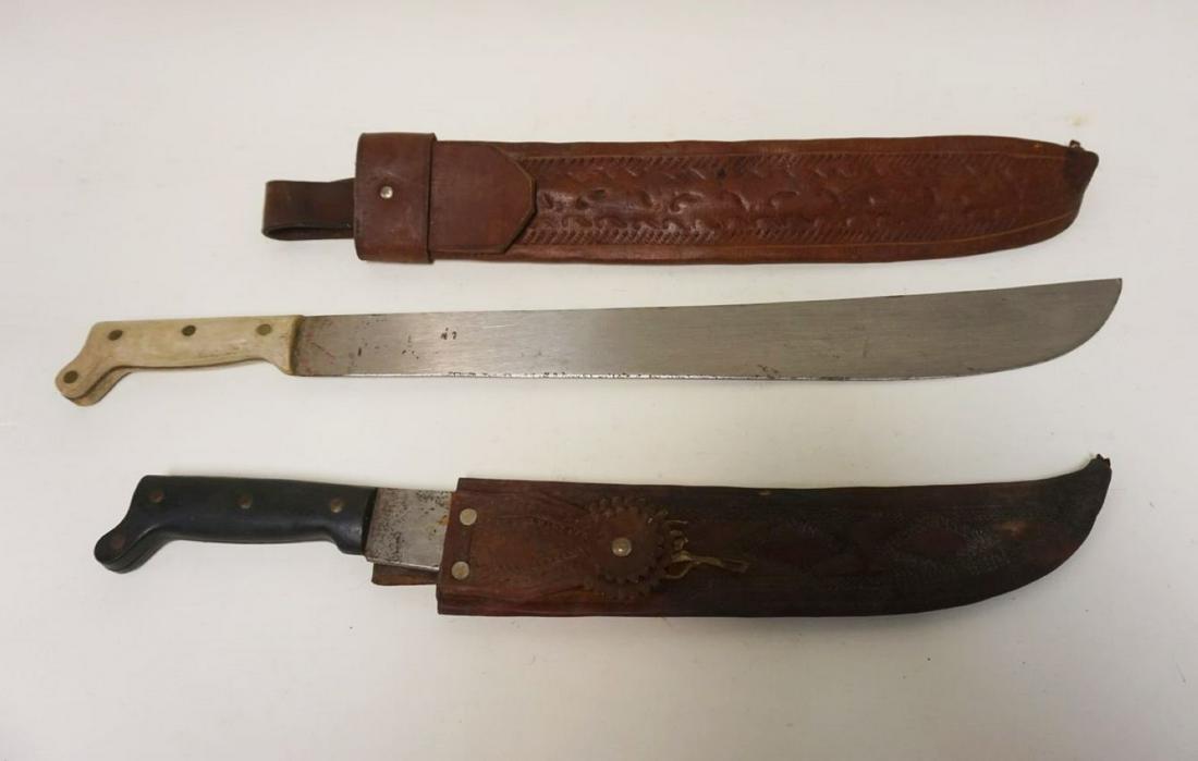 LOT OF 2 MACHETES: LOT OF 2 MACHETES, LARGEST APPROXIMATELY 26 IN