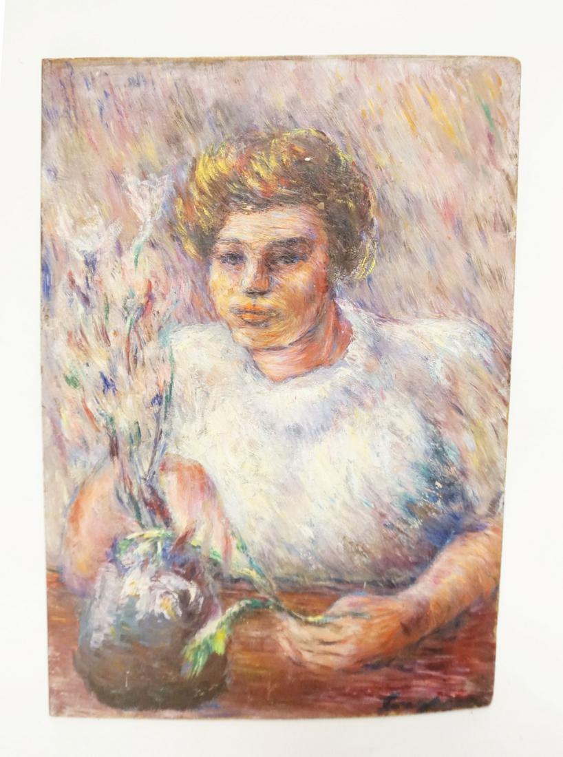 WILLIAM STODDARD LOUGHRAN OIL ON BOARD (1 of 3)