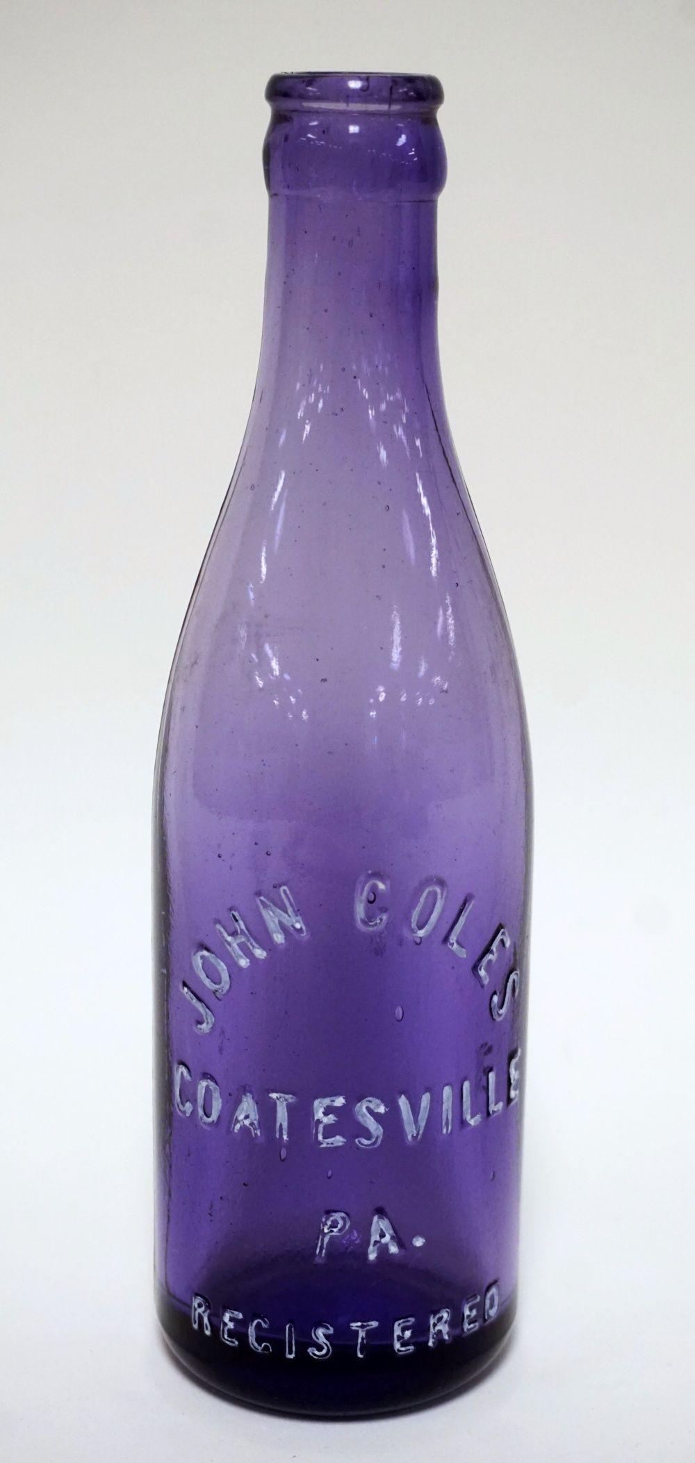 ANTIQUE BOTTLE JOHN COLES (1 of 5)