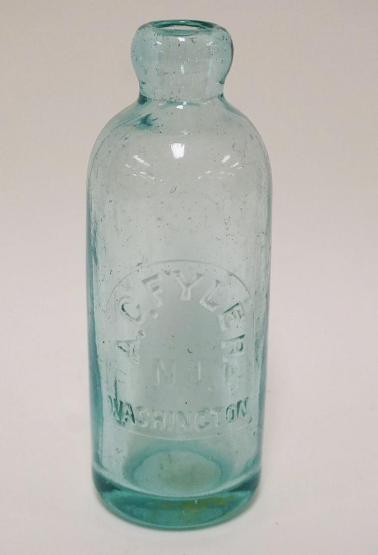 ANTIQUE BEER BOTTLE A.C. FYLER: ANTIQUE BEER BOTTLE A.C. FYLER, WASHINGTON NJ, APPROXIMATELY 7 IN HIGH