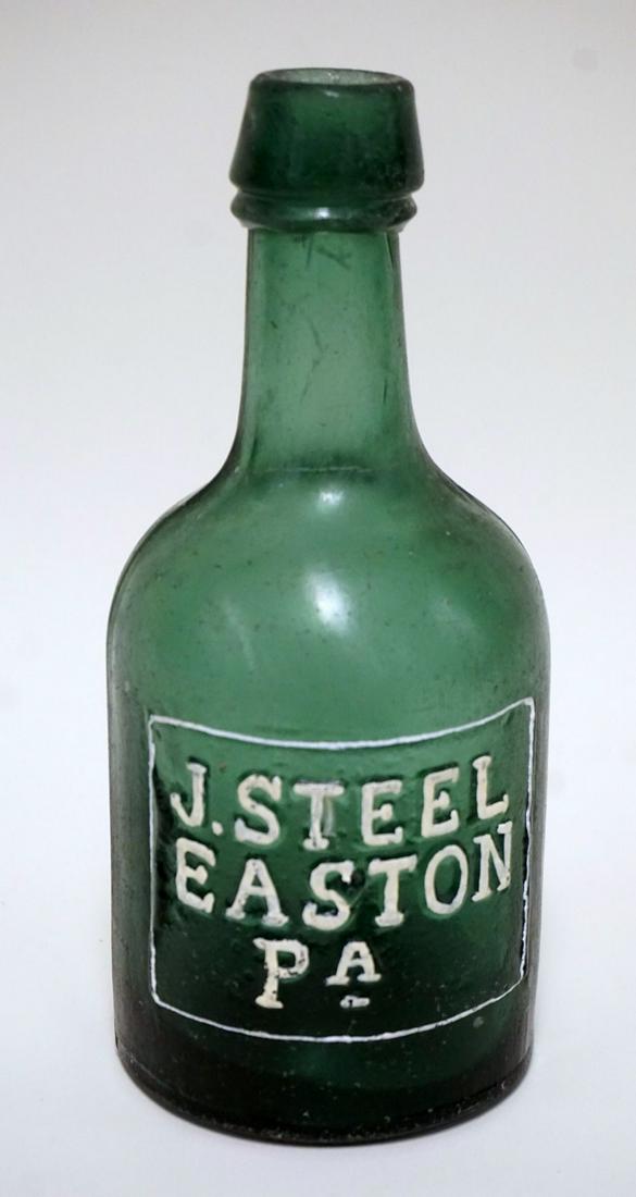 ANTIQUE BEER BOTTLE J STEEL (1 of 5)