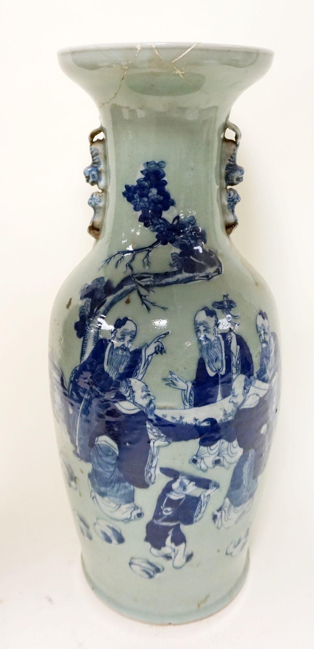 LARGE ASIAN VASE (1 of 6)