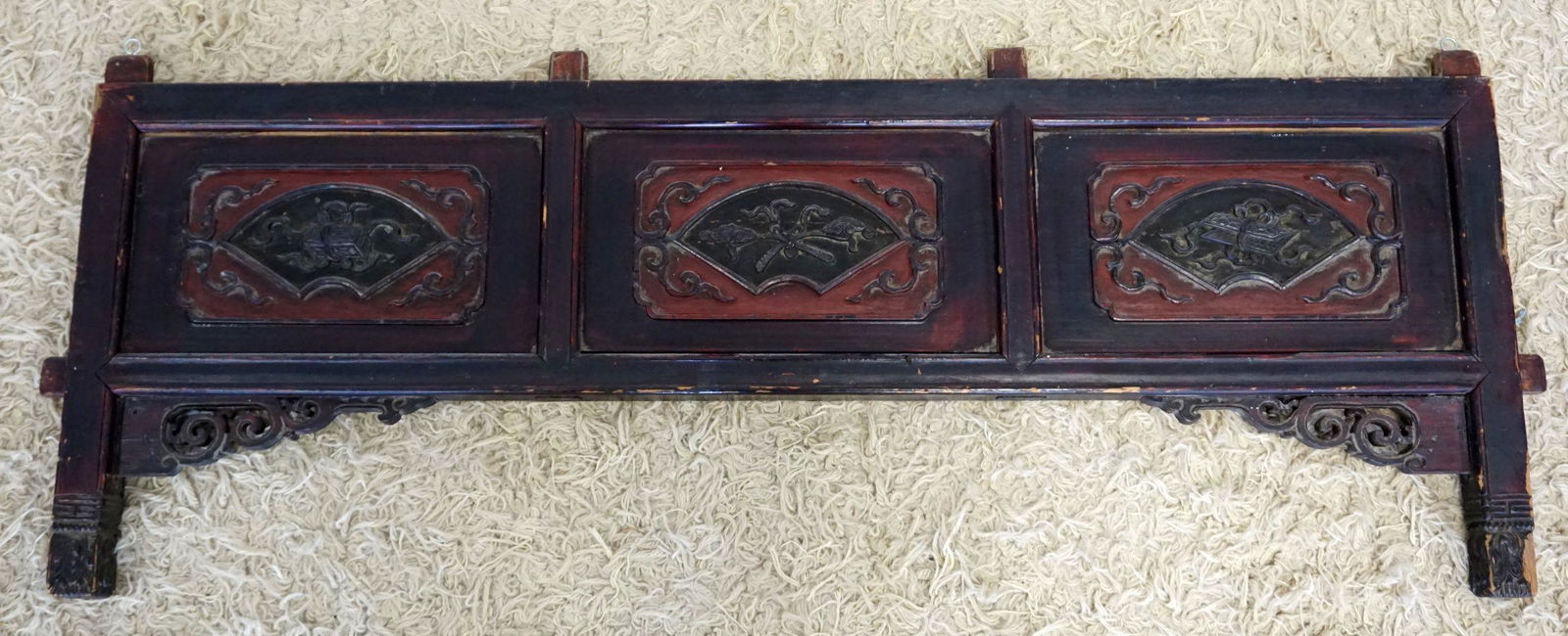 ASIAN CARVED WOOD PANELS (1 of 5)