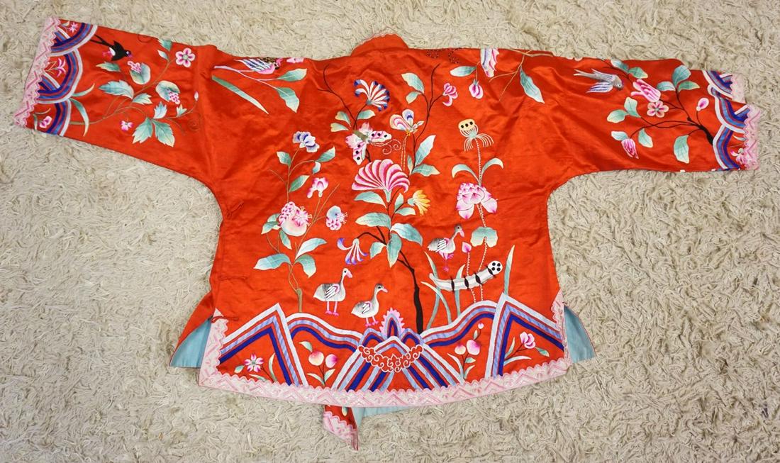 ASIAN SILK EMBROIDERED JACKET (1 of 4)